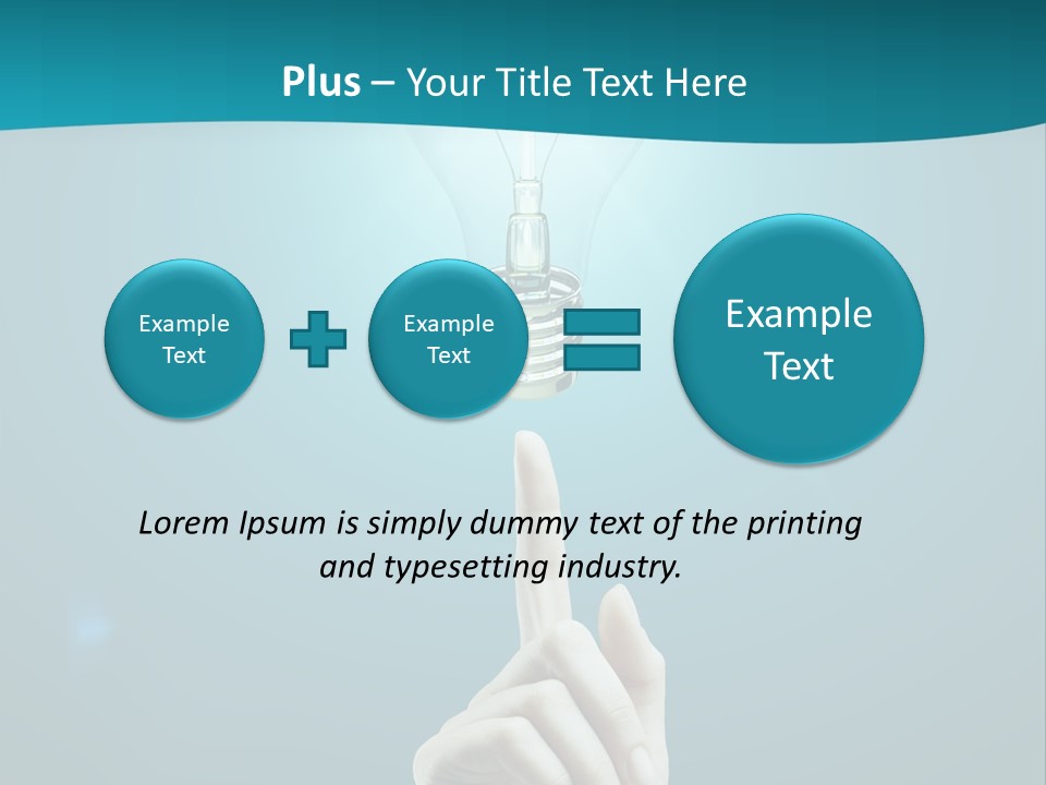 Filament Creation White PowerPoint Template