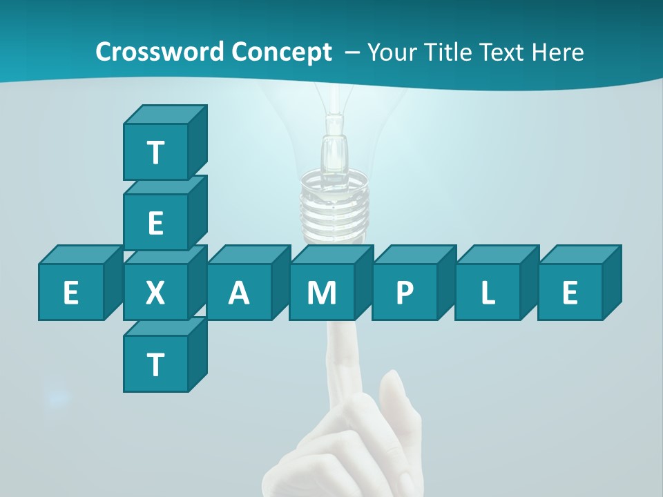 Filament Creation White PowerPoint Template