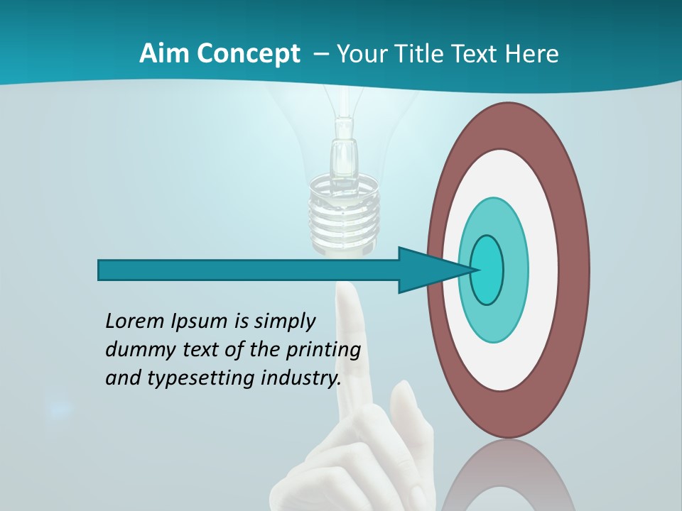 Filament Creation White PowerPoint Template