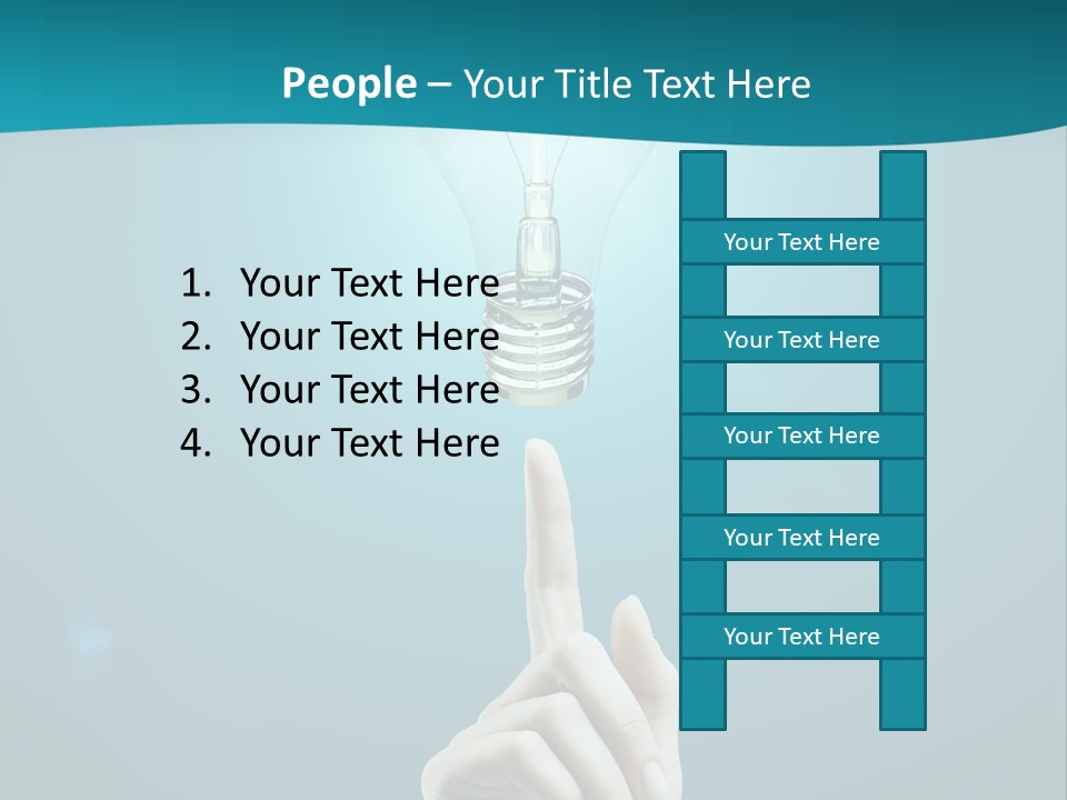 Filament Creation White PowerPoint Template