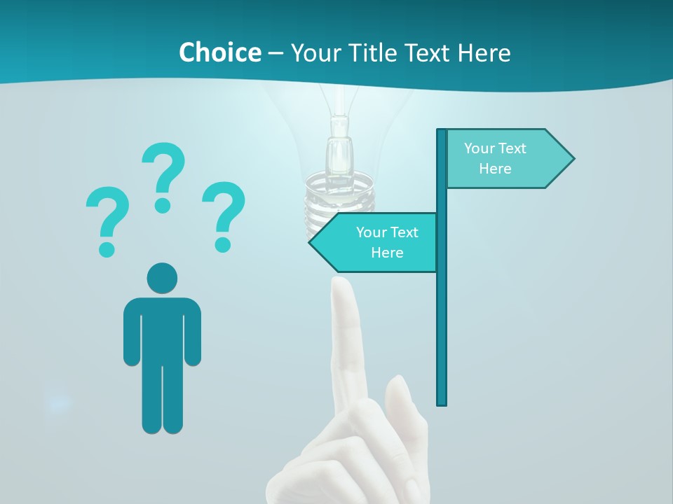 Filament Creation White PowerPoint Template