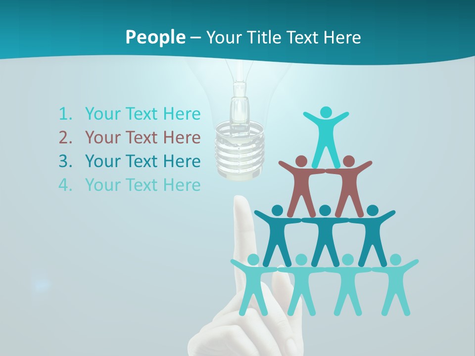 Filament Creation White PowerPoint Template