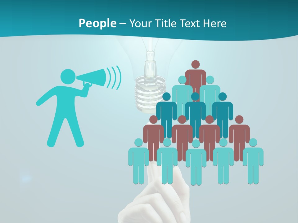 Filament Creation White PowerPoint Template