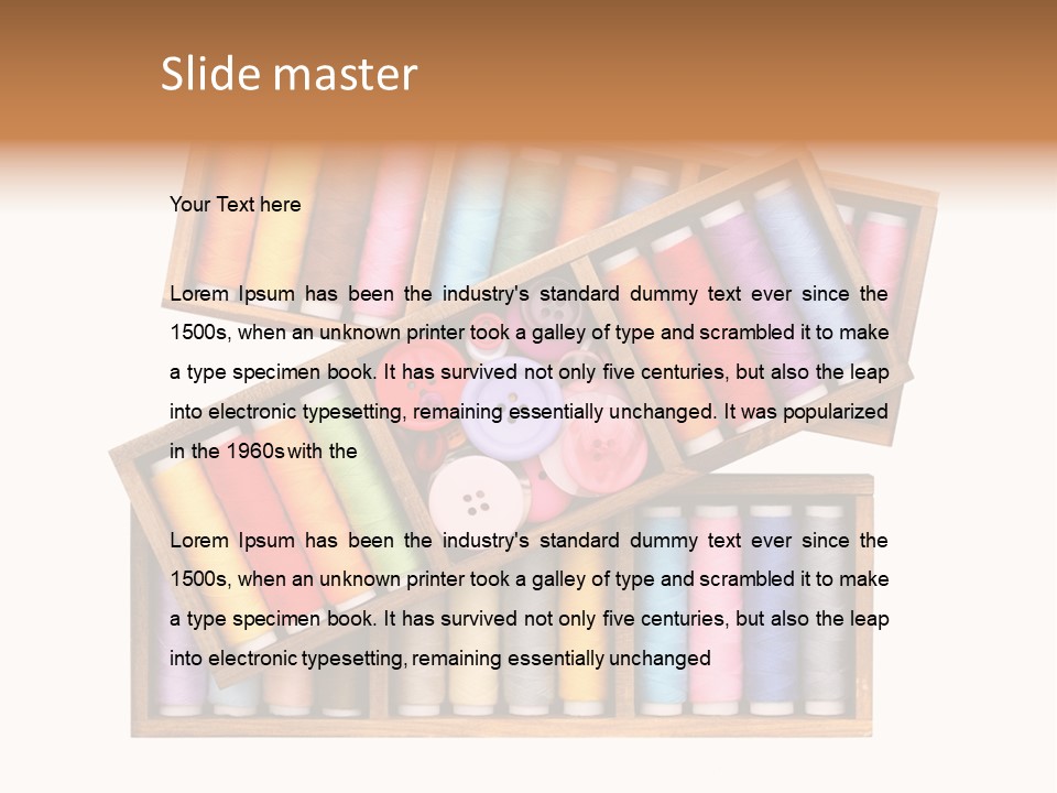 Roll Wood Color PowerPoint Template