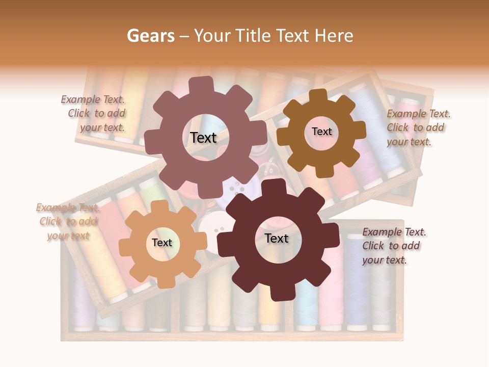 Roll Wood Color PowerPoint Template