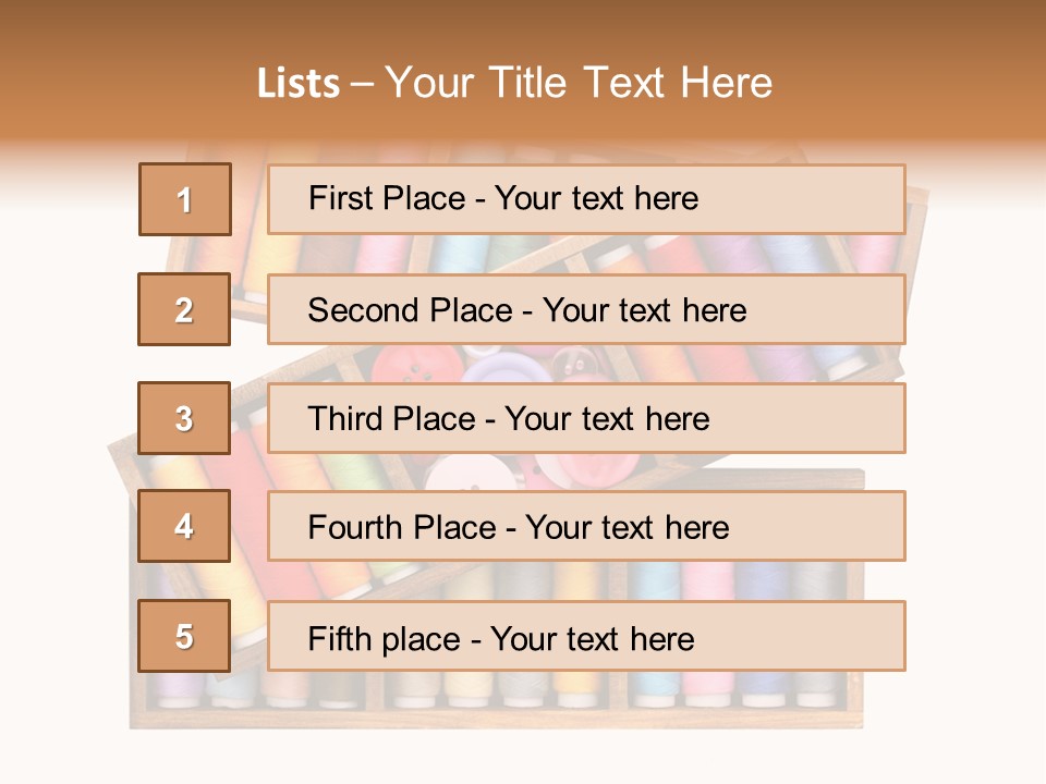 Roll Wood Color PowerPoint Template