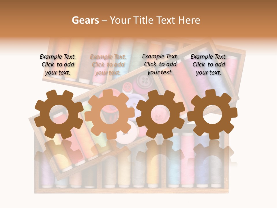 Roll Wood Color PowerPoint Template