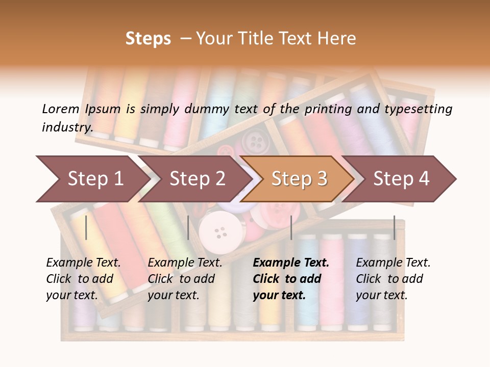 Roll Wood Color PowerPoint Template