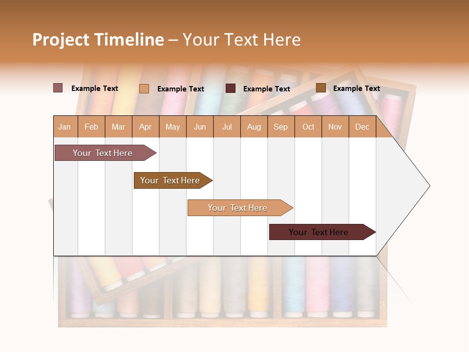 Roll Wood Color PowerPoint Template
