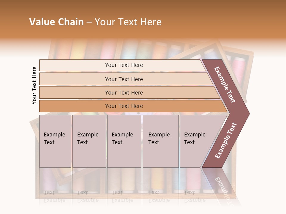 Roll Wood Color PowerPoint Template