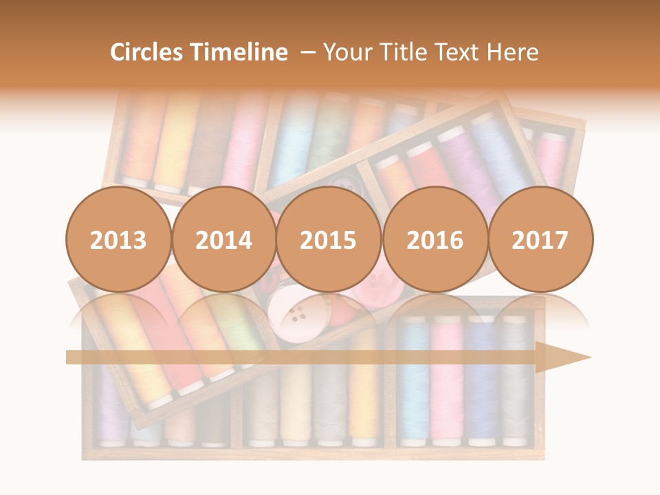 Roll Wood Color PowerPoint Template