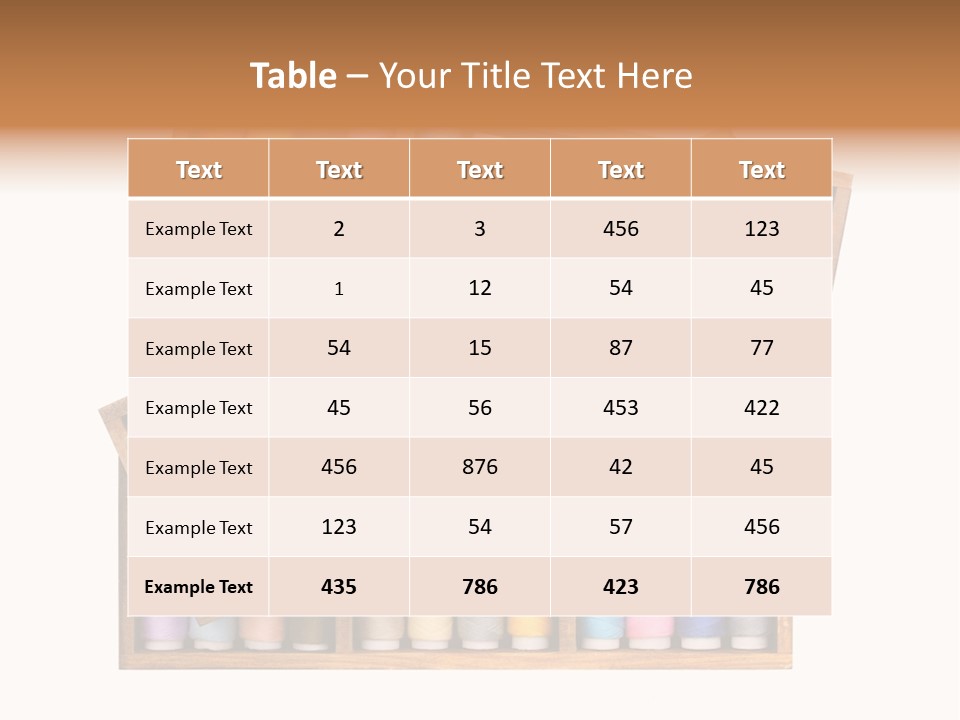 Roll Wood Color PowerPoint Template