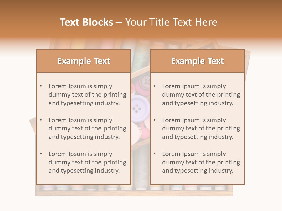 Roll Wood Color PowerPoint Template