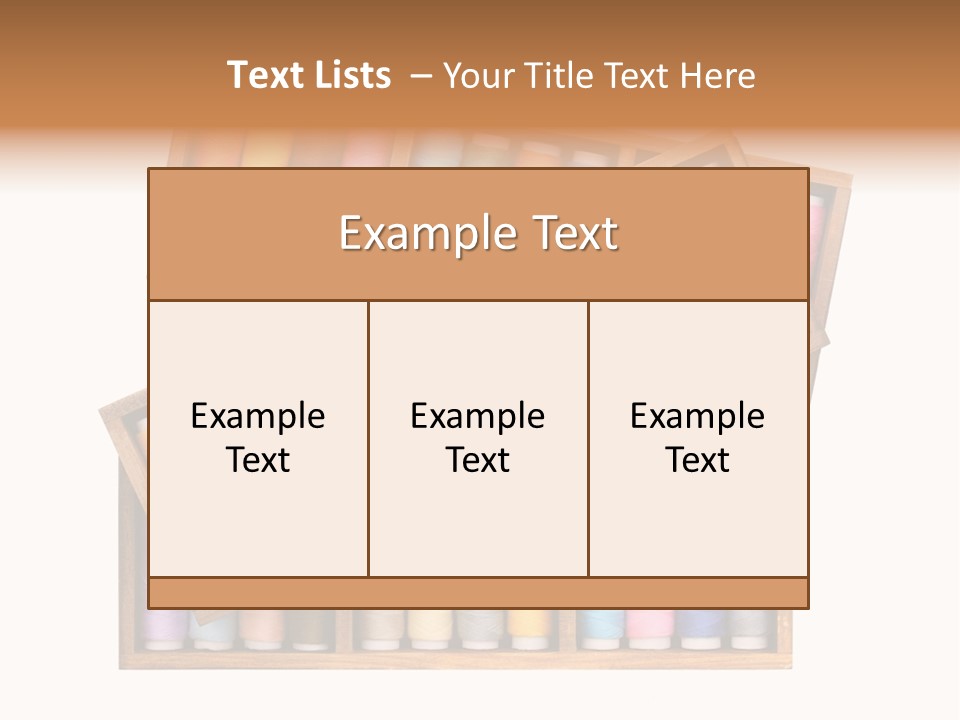 Roll Wood Color PowerPoint Template