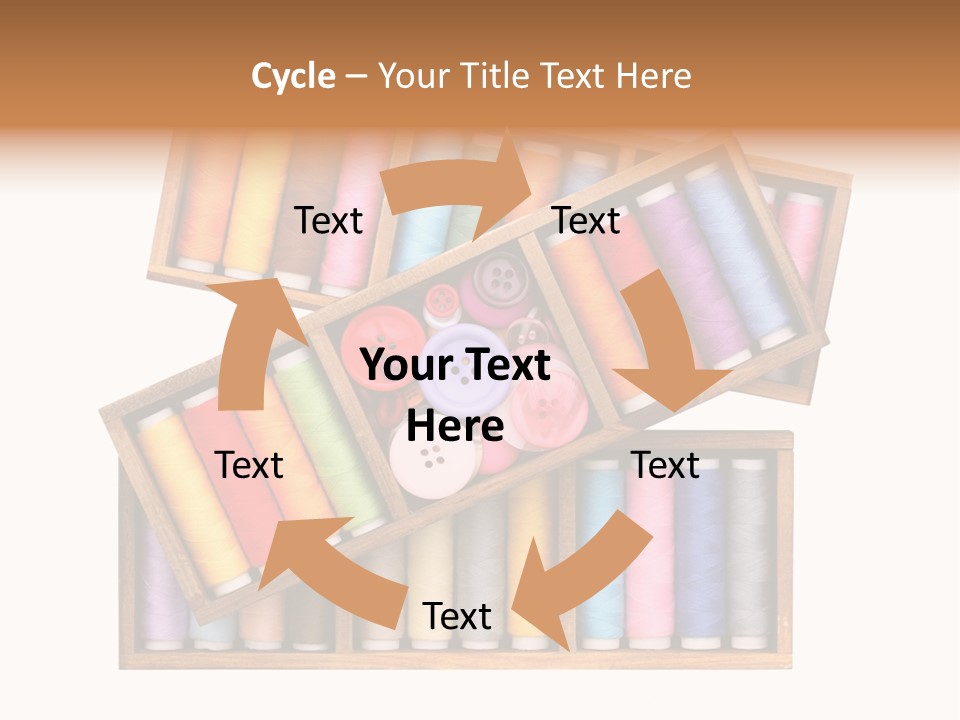 Roll Wood Color PowerPoint Template