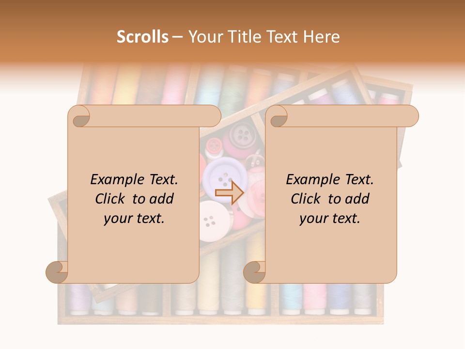 Roll Wood Color PowerPoint Template