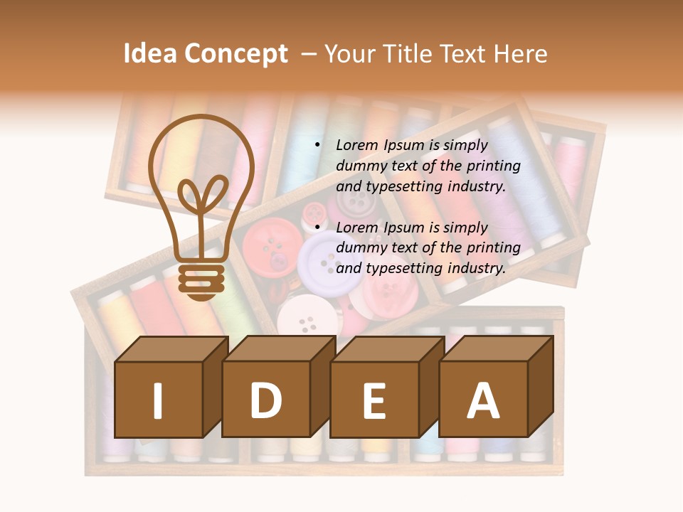 Roll Wood Color PowerPoint Template