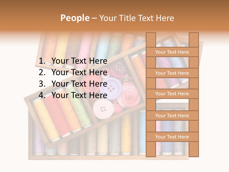 Roll Wood Color PowerPoint Template