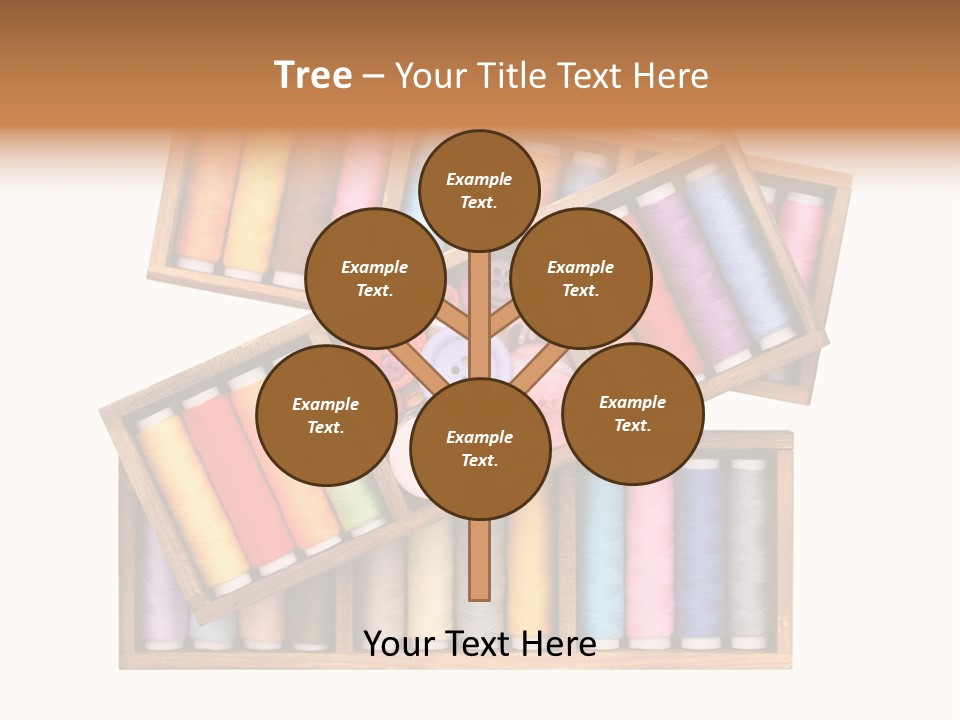 Roll Wood Color PowerPoint Template