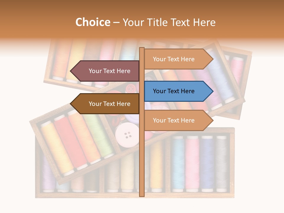 Roll Wood Color PowerPoint Template