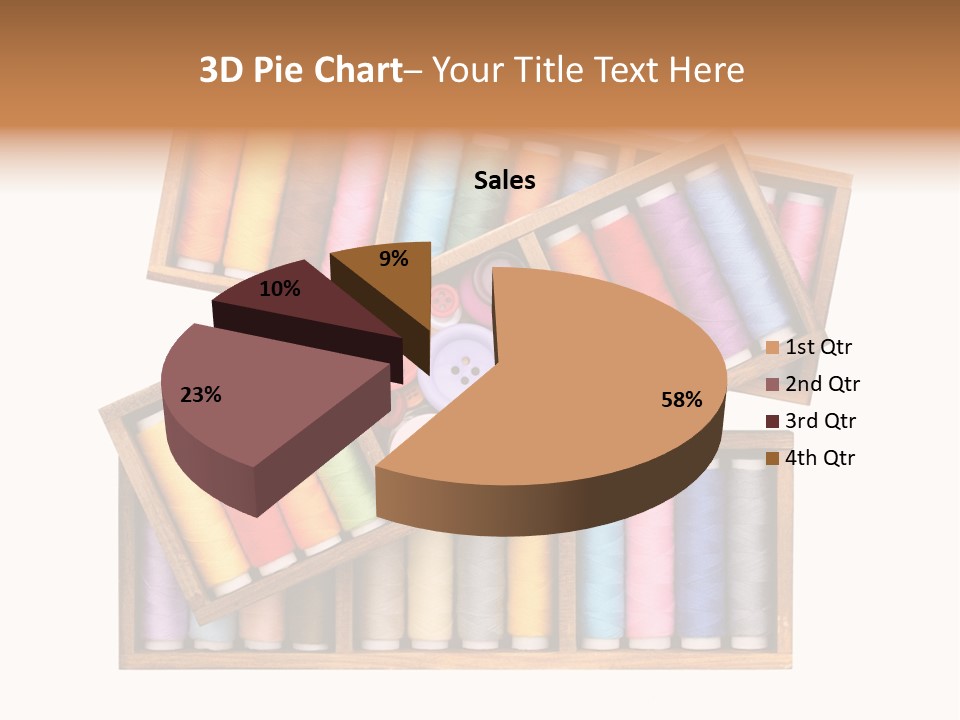 Roll Wood Color PowerPoint Template