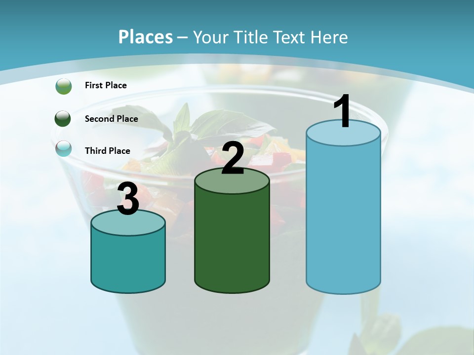Vertical Food Cold PowerPoint Template
