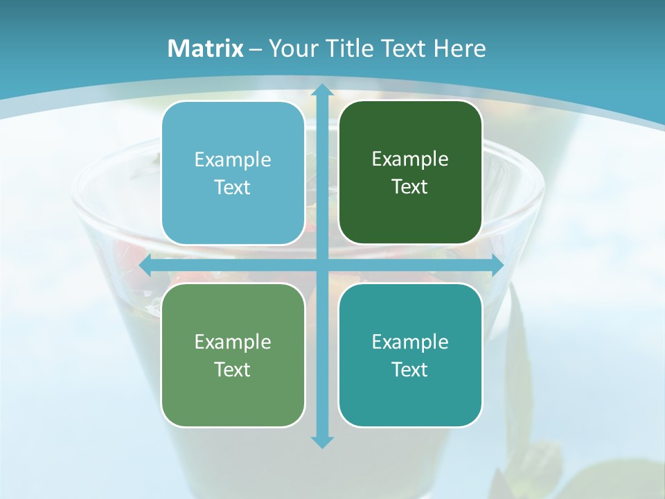 Vertical Food Cold PowerPoint Template