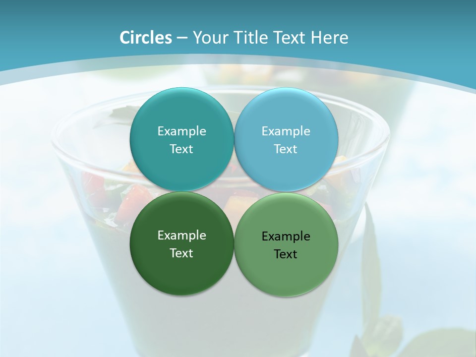 Vertical Food Cold PowerPoint Template