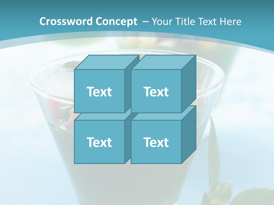 Vertical Food Cold PowerPoint Template