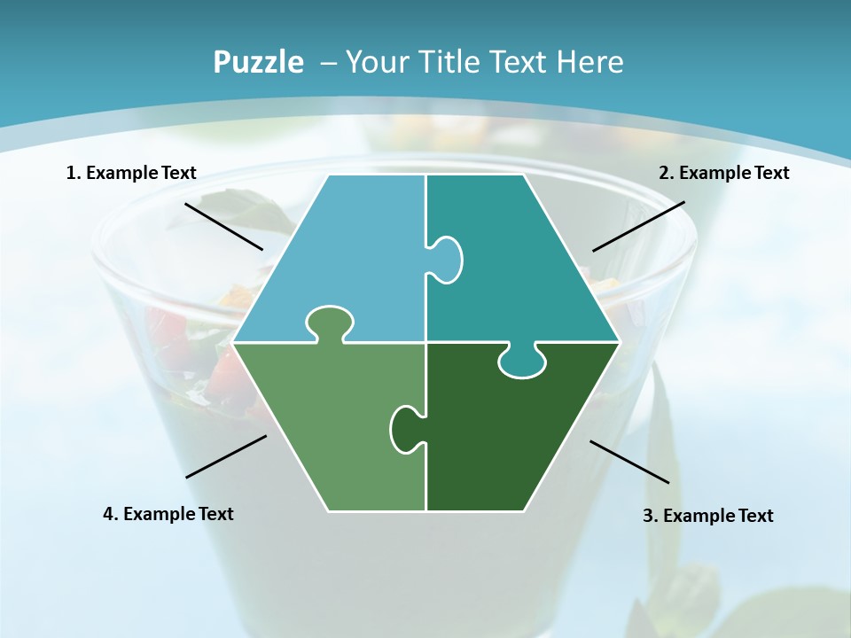 Vertical Food Cold PowerPoint Template