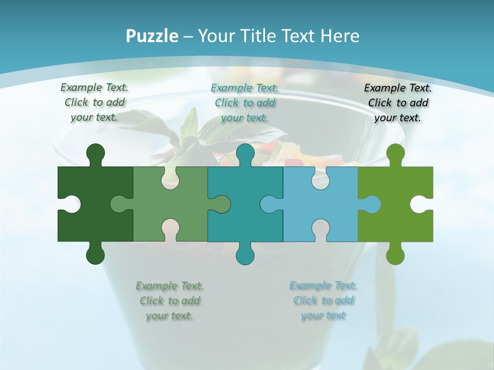 Vertical Food Cold PowerPoint Template