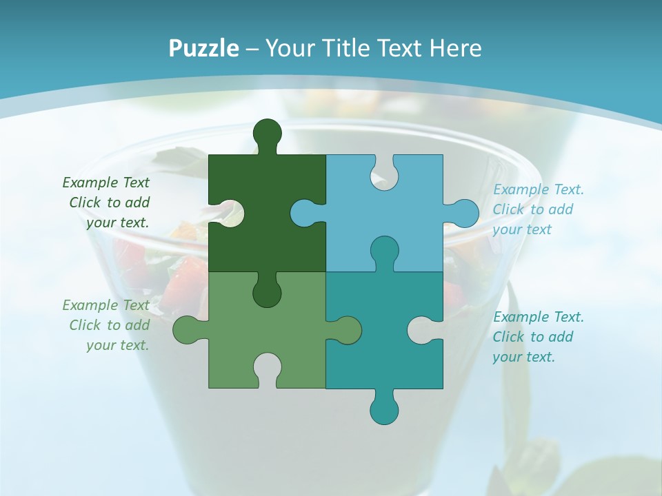 Vertical Food Cold PowerPoint Template