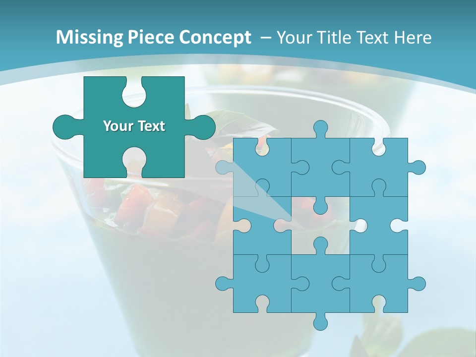 Vertical Food Cold PowerPoint Template