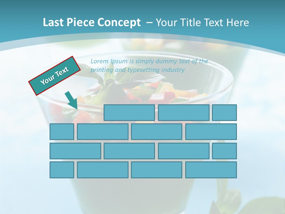 Vertical Food Cold PowerPoint Template