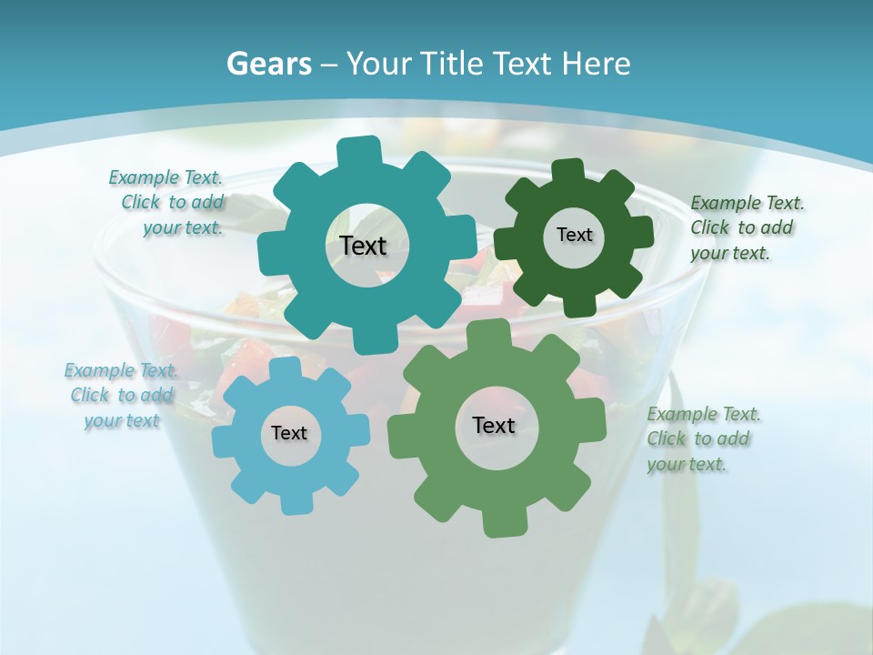 Vertical Food Cold PowerPoint Template