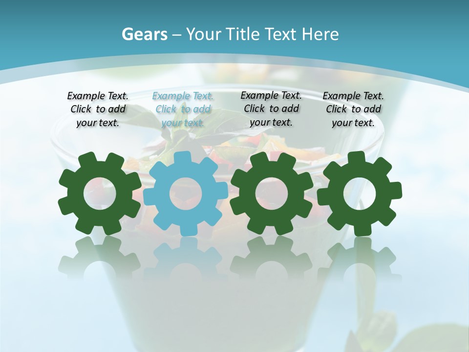 Vertical Food Cold PowerPoint Template