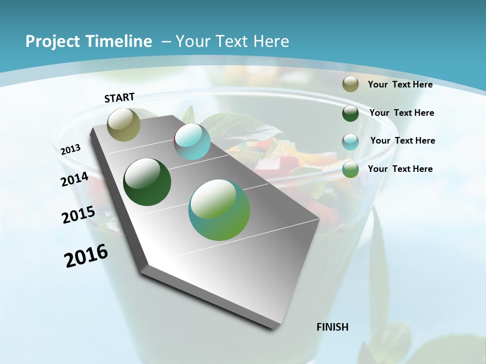 Vertical Food Cold PowerPoint Template
