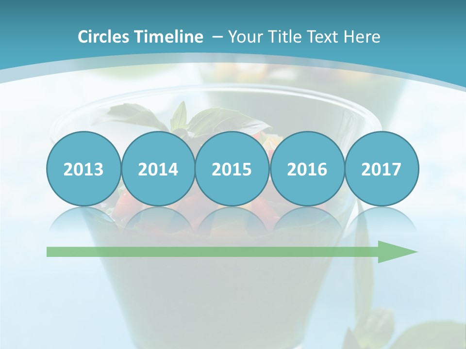 Vertical Food Cold PowerPoint Template