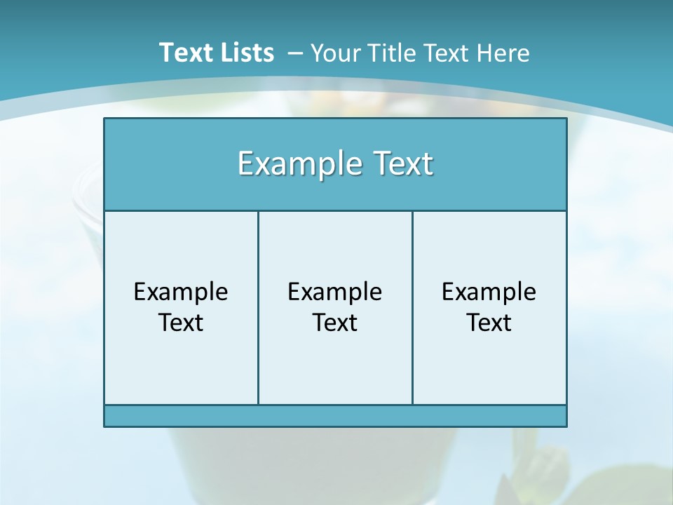 Vertical Food Cold PowerPoint Template