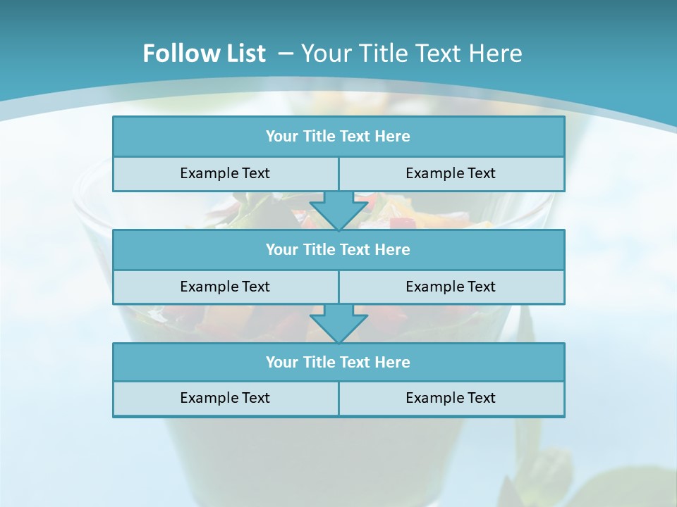 Vertical Food Cold PowerPoint Template