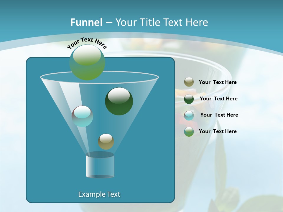 Vertical Food Cold PowerPoint Template