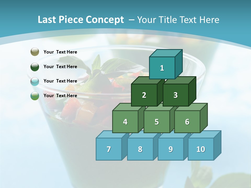 Vertical Food Cold PowerPoint Template