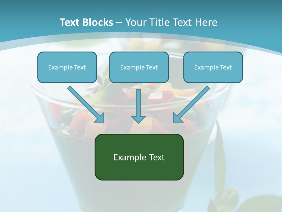 Vertical Food Cold PowerPoint Template