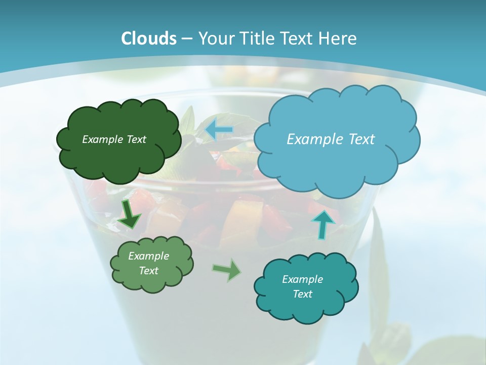 Vertical Food Cold PowerPoint Template