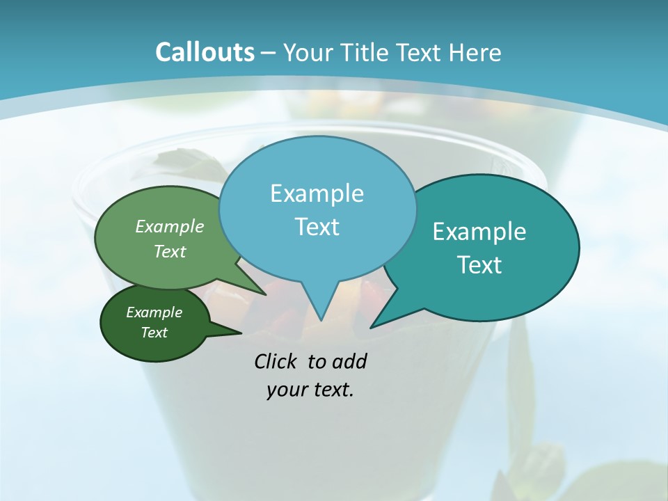 Vertical Food Cold PowerPoint Template