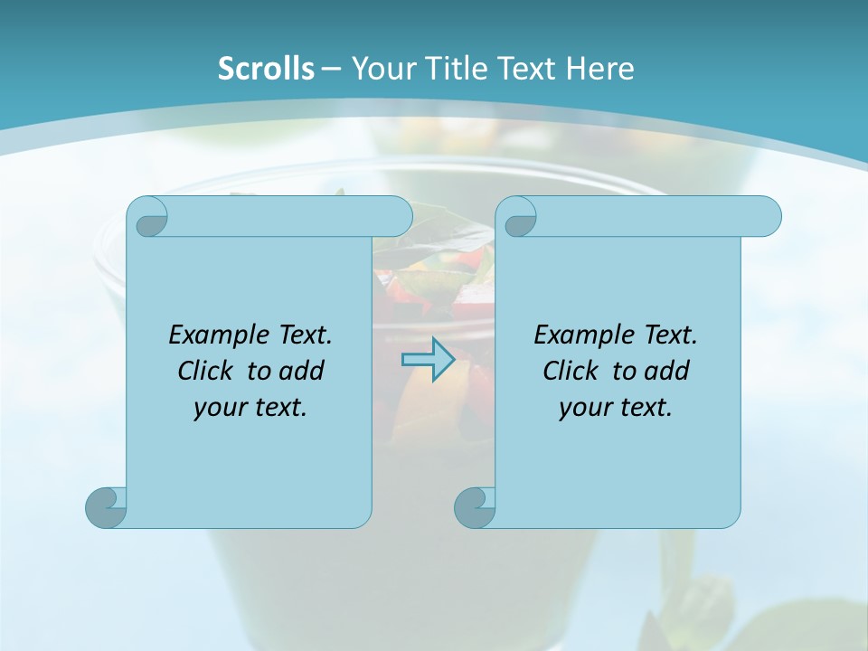Vertical Food Cold PowerPoint Template