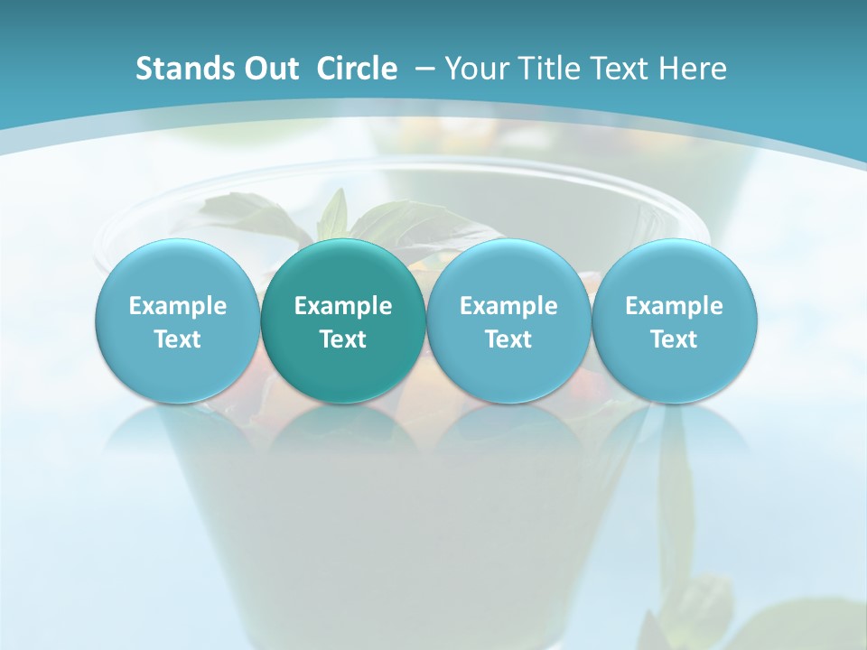 Vertical Food Cold PowerPoint Template