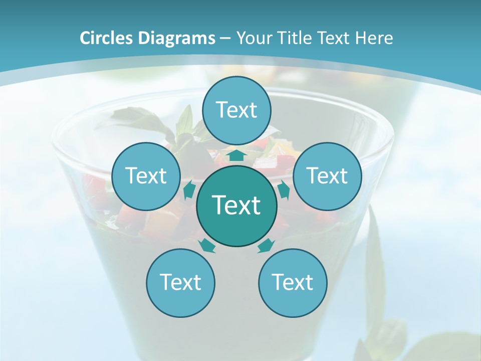 Vertical Food Cold PowerPoint Template