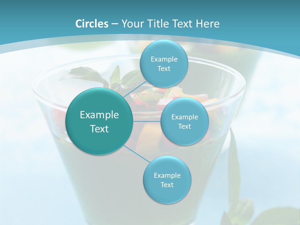 Vertical Food Cold PowerPoint Template