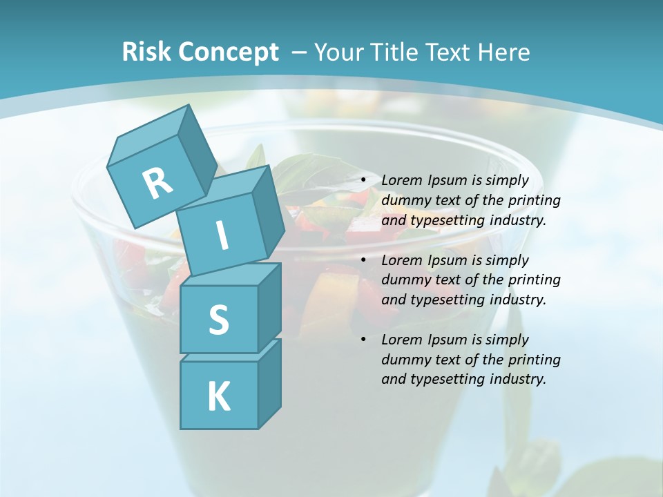 Vertical Food Cold PowerPoint Template